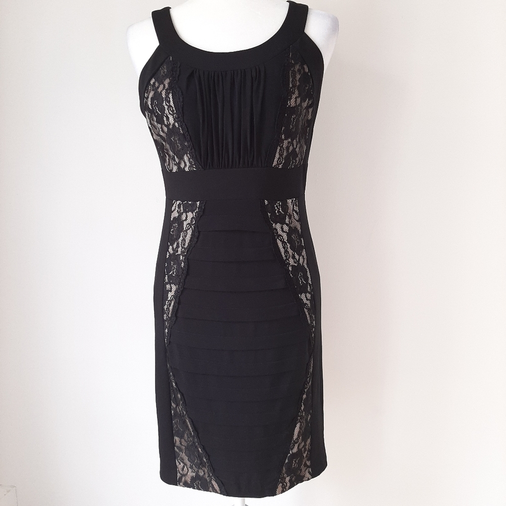 JAX Black Lace Dress